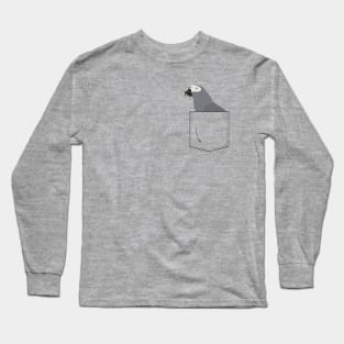 Timneh African Grey Parrot In Your Front Pocket Long Sleeve T-Shirt